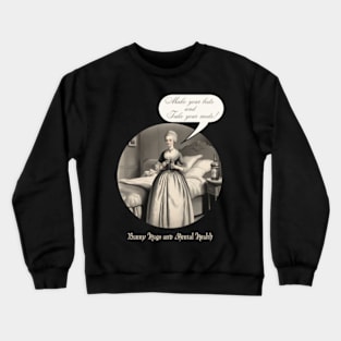 Victorian Beds and Meds Crewneck Sweatshirt